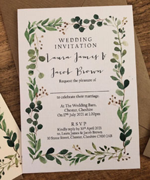 A6 Standard Invitation