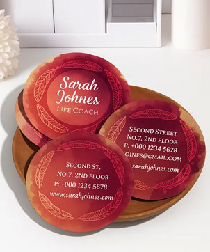 Custom Shaped Visiting Cards